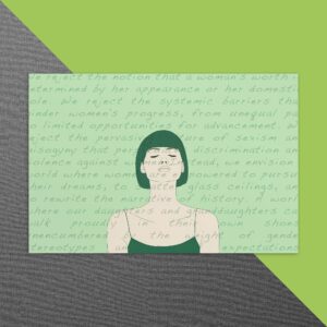 Feminismus Postkarte | Frauenpower | Gleichberechtigung | Statement