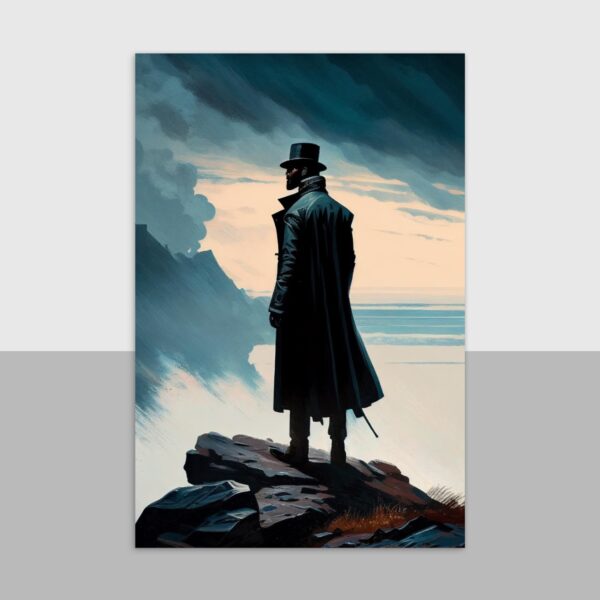 Caspar David Friedrich Style Postcard | POC Reinterpretation | 250 Years CDF |