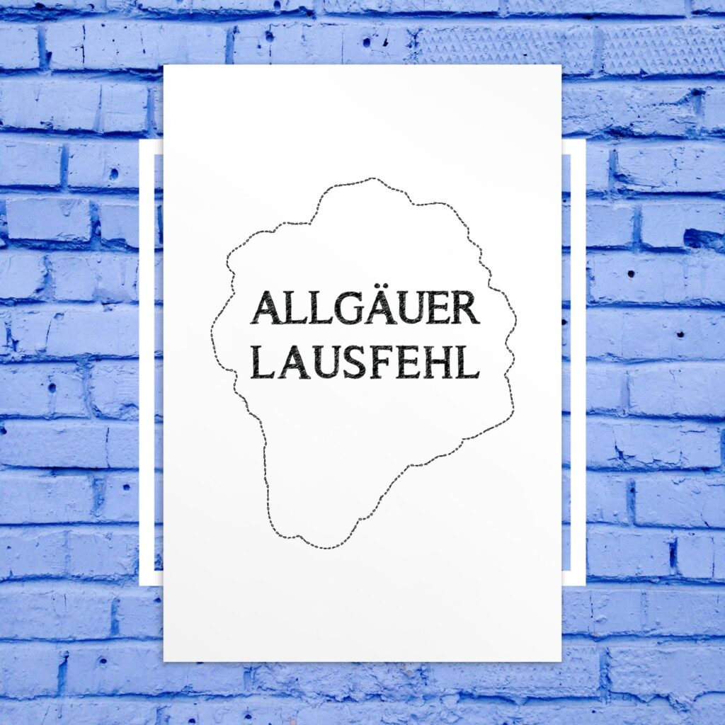 Allgäuer Geburtstagskarte