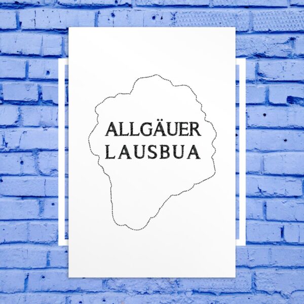 D'Allgäuer Lausbau Postkarte | Obacht? – Bild 2